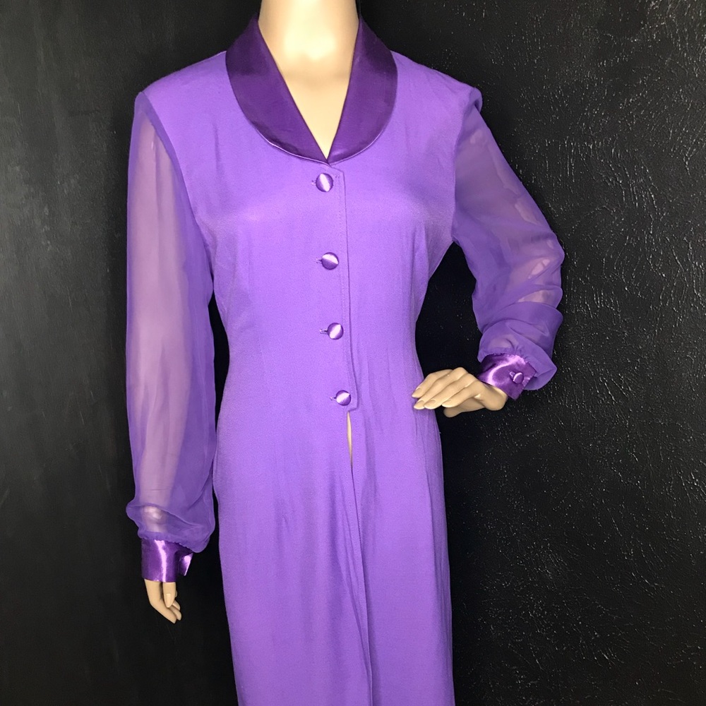 Vintage Duster with Sheer Sleeves
